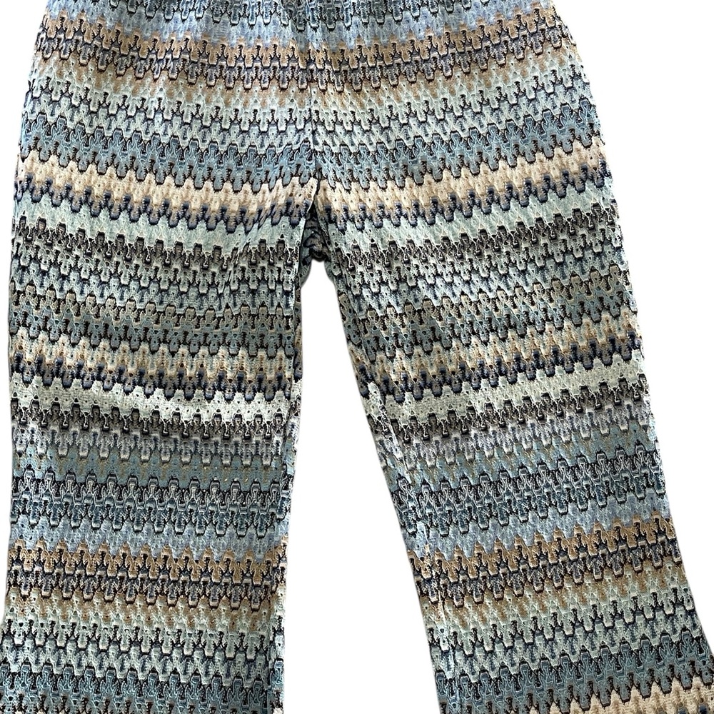 Joe B 70s Crochet Bell Bottom Pants size small - Picture 3 of 5